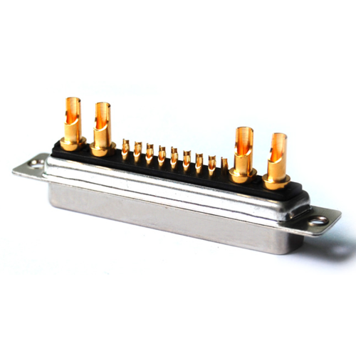 High Power D-SUB 21W4 Female Solder Type Connector