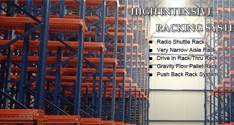 Warehouse Pallet Racking High Density Fifo Steel Metal Drive in Rack with CE Certificate