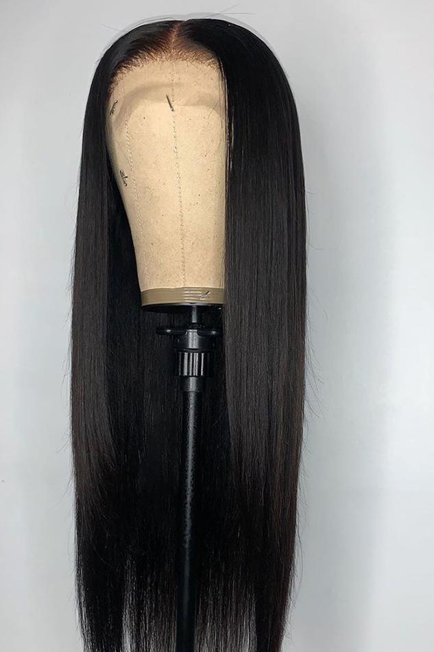 130%-180% Density Straight Lace Front Wigs For Women Peruvian Human Hair Wigs 13X4 Straight Lace Front Human Hair Wigs