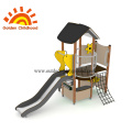 Set Slide Kuning Outdoor Playground