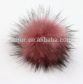 boule de fausse fourrure de haute qualité faux pompon de boule de fourrure de raton laveur