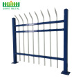 2.5m wide welded powder coated picket steel fencing