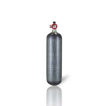 Kurtarma için 2L karbon fiber kompozit gaz silindiri