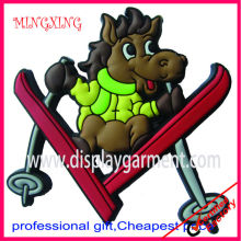 pvc souvenir fridge magnet, soft PVC badge