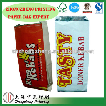 Fresh keeping kebabs foiled bag, aluminum foil cooking bags