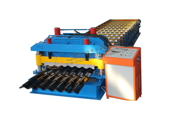 glazed steel rolling machine