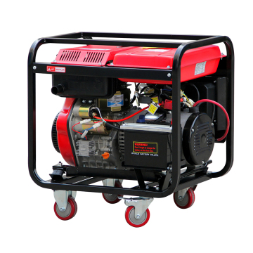 Air-cooled diesel welding generator set