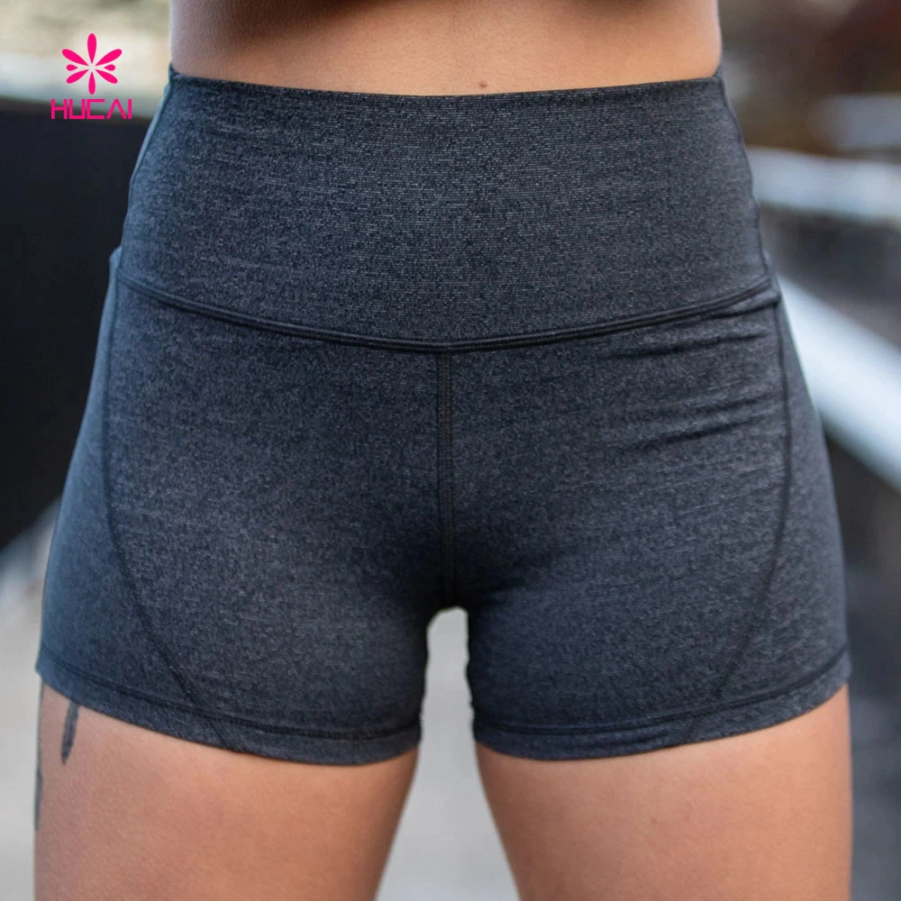 Custom High Performance Women Sport Wear Yoga Pants Elastic Waits Running Short