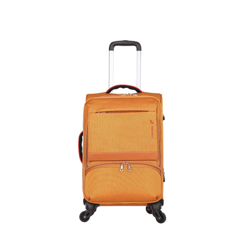 3 pieces new design lightweight soft trolley luggage