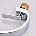 New arrived high quality single handle brass chrome plated bathroom sink basin faucet mixer tap