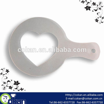 Heart Plastic coffee stencil CK-KT411A