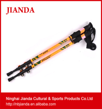 Wholesale travel fund anti shock external lock carbon fiber mountain stick trekking pole walking stick