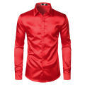 Long Sleeve Satin Shirt Customization