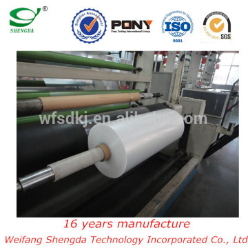 Non adhesive clear protective film for coating