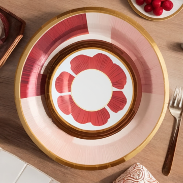 Biodegradable Sweets and Candy Christmas Party Plates and Papers