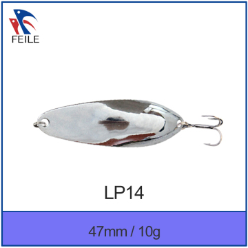 artificial metal fishing lure spoons