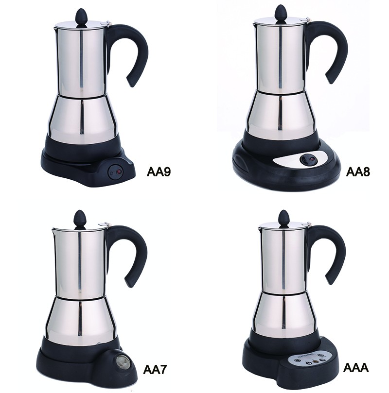 Electric Espresso Machine Espresso Maker 220V/110V 480W Ανοξείδωτος Χάλυβα