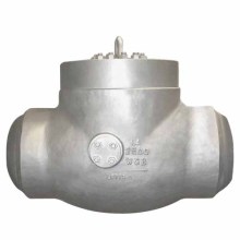 Pound-level power station swing check valve