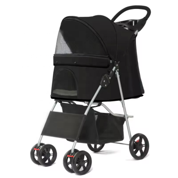 Stair Climbing Trolley: Folding Cat Prams and Pet Strollers for Medium Dogs