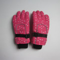 Children Full Printing Nylon Ski Gloves