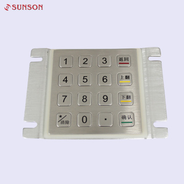 Keypad logam USB atau PS2 keypad numerik