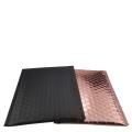 Custom Rose Gold Lipstick Packaging Metallic Bubble Mailers