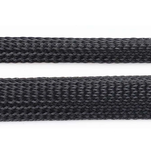 Braided sleeving made of PET