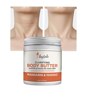 Natural Organic Whipped Shea Body Butter with Cacao, Mango, Vanilla & Almond