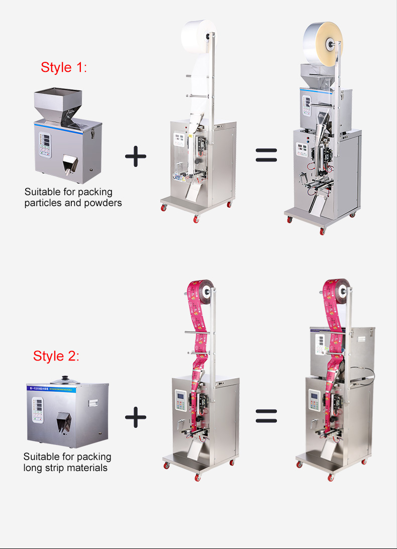Fully Automatic coffee bean spice packaging machine powder