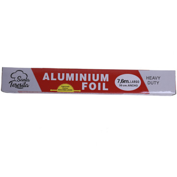 Papier d&#39;aluminium d&#39;emballage en aluminium de qualité alimentaire