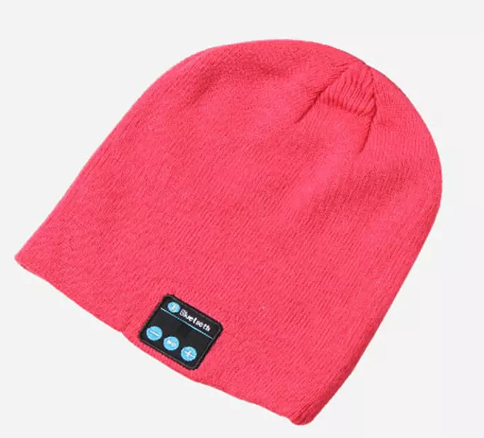 Winter smart bluetooth head with knitted hat (3)
