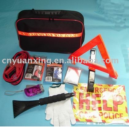 winter car care and emergency tool sets