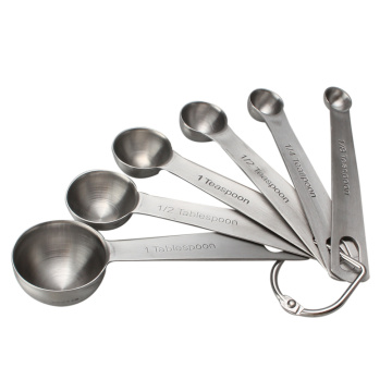 Stainless steel measuring spoons (Set of 6)