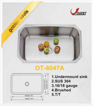 OT-8047A Sink insert,kitchen sink insert,stainless steel sink insert