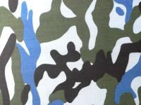 china supplier blue camouflage fabric