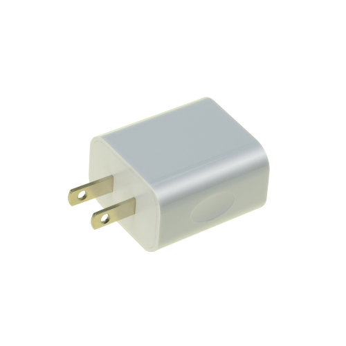 12W pengecas telefon bimbit Putih USB Wall Charger