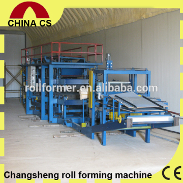 Rock Wool EPS Sandwich Panel Producing Line