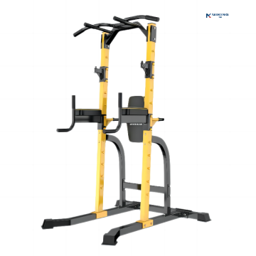 MultiFunction Stand Grip Squat Rack Adjustable Power Tower