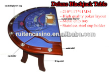 Half Round With Solid Wood Leg Blackjack Table