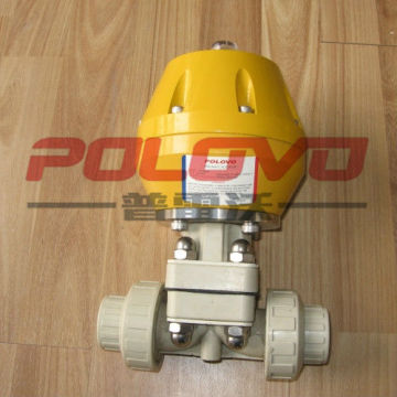 Plastic PPH pneumatic diaphragm valve