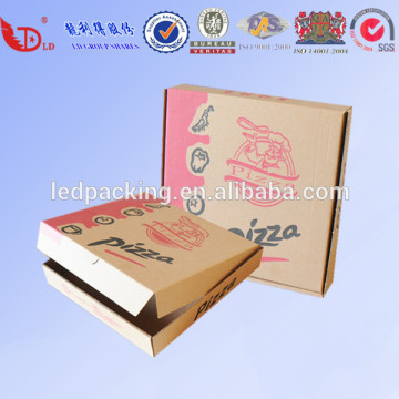 Traditional style white pizza box, plain pizza box