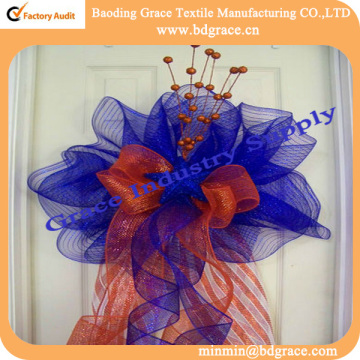 standard colored deco mesh christmas wreath deco mesh wholesale