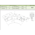 Bloque de dientes CAT D6D Cat D6H Bloque de dientes 6T4179