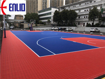 Modular Basketball Interlocking Court Tiles