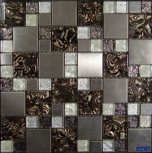 Artistic Cover Foil Glass Mosaic Tile