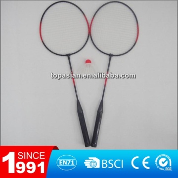 Cheap metal badminton racket with net
