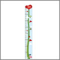 New design high quality flexible folding kids height measurement plastic wall sticker growth chart