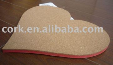 Colored cork board, EVA&Cork, 4-4/5IN thick, Cork Boards, Memo Board Cork