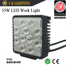 Square top auto high lumen led work light 51w