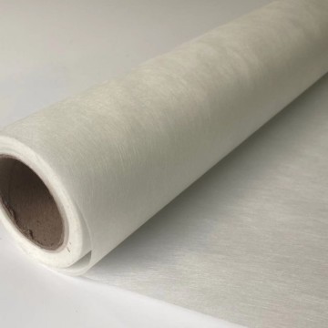 Surface Glass Mat Roofing - Fiberglass Felt Mat 25g/m2 to 50g/m2 E Glass Fiberglass Tissue Mat